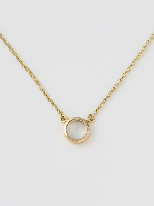 White Topaz K18YG Necklace｜GIGI for JOHN SMEDLEY 詳細画像 GOLD 2